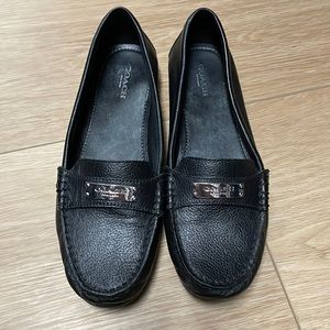 Coach black flats